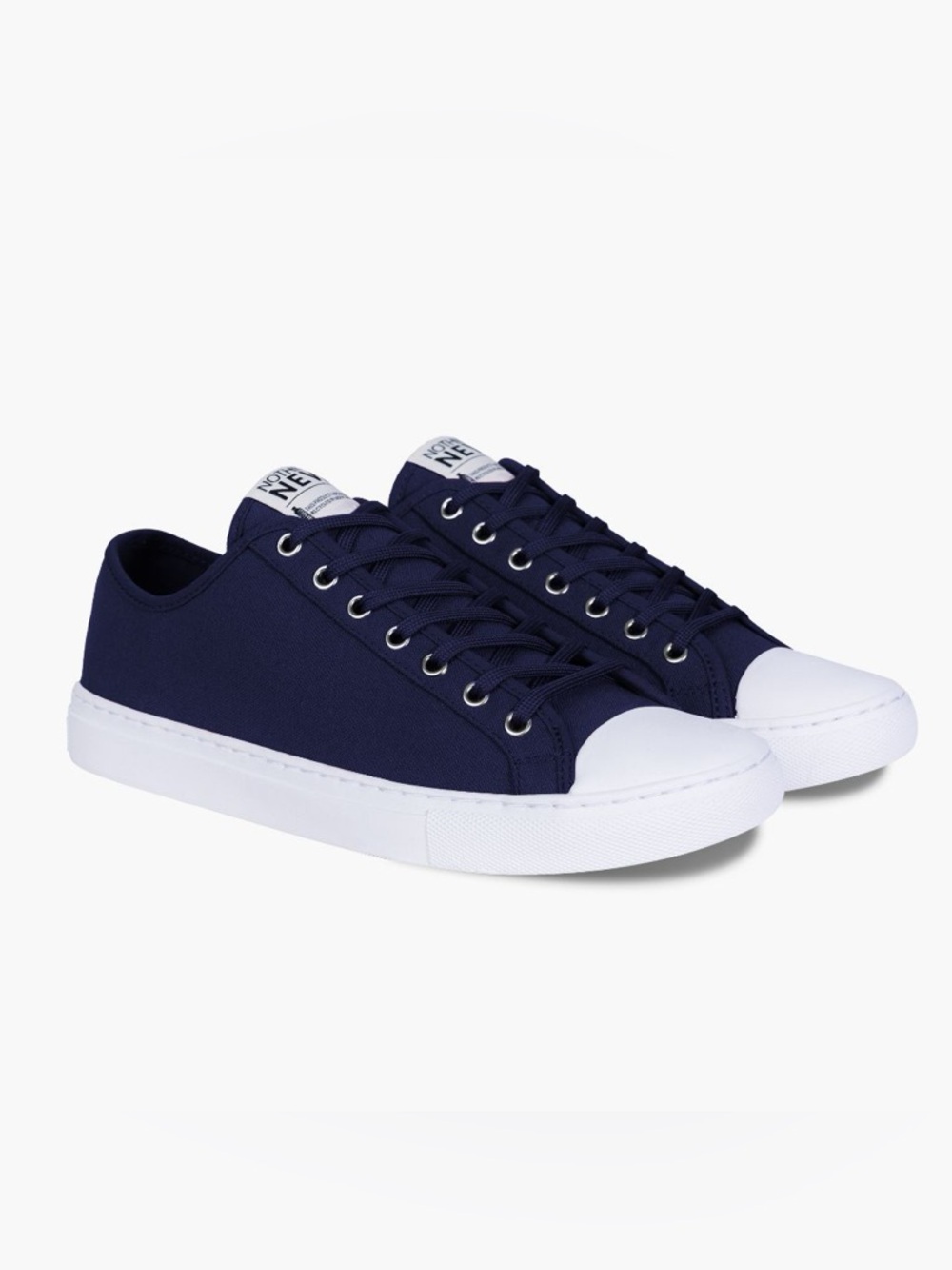 “Nothing New” Eco-Friendly Low Top Sneaker - Navy/White Women’s 9 never worn